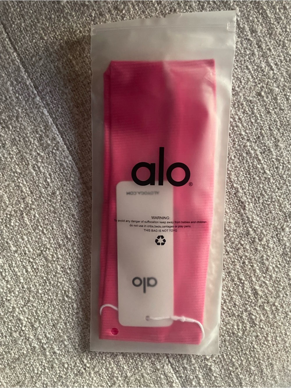 ALO Yoga Hot Pink headband